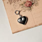 Big Chunky Italian Heart 925 Sterling Silver Pendant /Charm