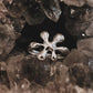 Molten Drip Silver Ring with Fluid, Contemporary Design