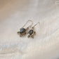 925 Sterling Silver Labradorite Turtle Earrings