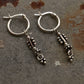 925 Sterling Silver Handcrafted Tribal Rawa Hoops Mandali Earrings