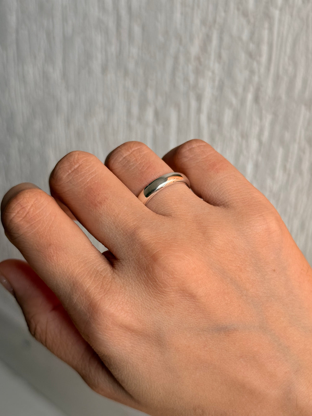 925 Sterling Silver Hidden Note ~ Till Death Engraved 4MM Band Daily Wear Ring- Couple Ring