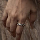 Chunky Twist Braided Adjustable Handcrafted 925 Sterling Silver Unisex Ring