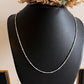 Sterling silver snake chain with dot accents
