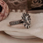 Trendy Surya Dev sun god design adjustable ring