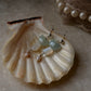 925 Sterling Silver Aquamarine Butterfly Moonstone Fresh Water Pearl Studs Earrings