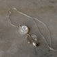 925 Sterling Silver Mother of Pearl Full Moon Face Spiral Carved, Clear Quartz Moon Handcrafted Necklace