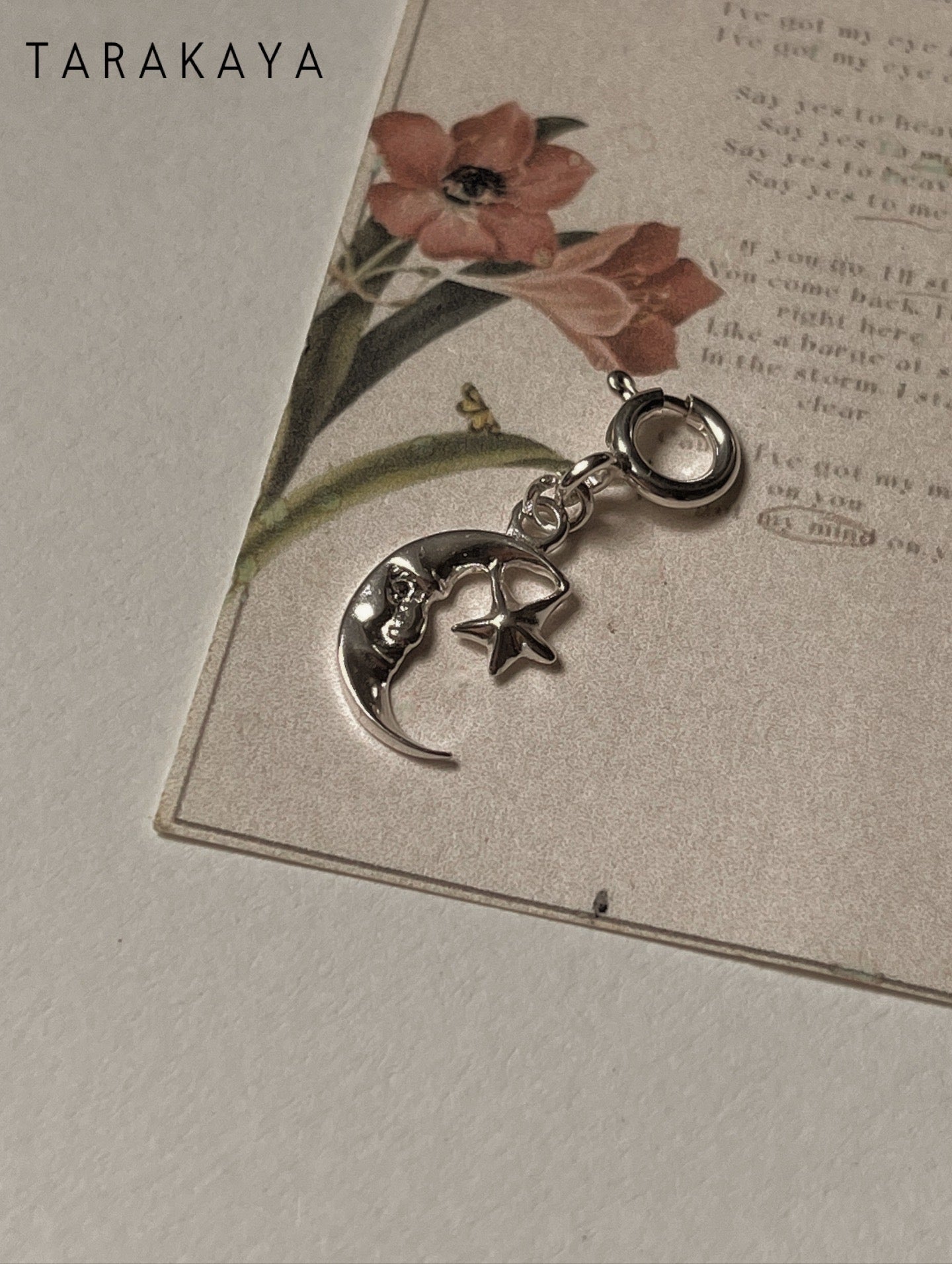 Moon Star 925 Sterling Silver Necklace