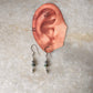 925 Sterling Silver Kingsman Turquoise Tribal Handcrafted Hook Earrings