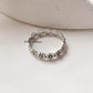 Eternal Blossom Flowers Band 925 Silver Ring - Floral-Inspired Silver Ring