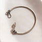 Timeless Flat Snake Antique Silver Bracelet for Jewelry