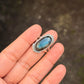 925 Sterling Silver Labradorite Oval Boho Ring