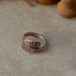 925 Sterling Silver Bohemian Hill Tribe Handcrafted Adjustable Ring