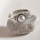 Bohemian Style Fresh Water Pearl Forest Silver Ring