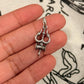 925 Sterling Silver Small Trishul Pendant