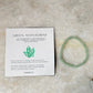 Green Aventurine Plain Round 4MM Crystal Bracelet