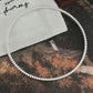 Timeless Rope Silver Bangle Bracelet