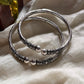 Intricately Designed Leg Kada - Design 2 in Sterling Silver