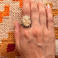 925 Sterling Silver Picture Jasper Boho Statement Ring