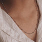 Sterling silver satellite chain with dot accents
