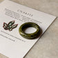 Natural Crystal Unakite Band Ring