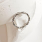 Handcrafted Raavy Tribal Stack Ring in Silver