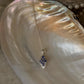 925 Sterling Silver Tanzanite leaf Flower Statement Pendant