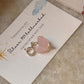 925 Sterling Silver Rose Quartz Butterfly With Pearls Charm