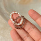 Natural Crystal Stretchy Smokey Quartz 3-4mm & Fresh Water Pearl Rings