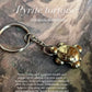 Pyrite Tortoise Key Ring 