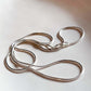 Timeless classic snake chain necklace in polished silver