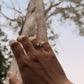 925 Sterling Silver Wire Wrap Heart Handcrafted Band Ring
