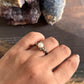 Handcrafted Fresh Water Pearl Ring with Forest Elements