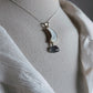 Moonstone Moon Fluorite Cloud 925 Sterling Silver Pendant