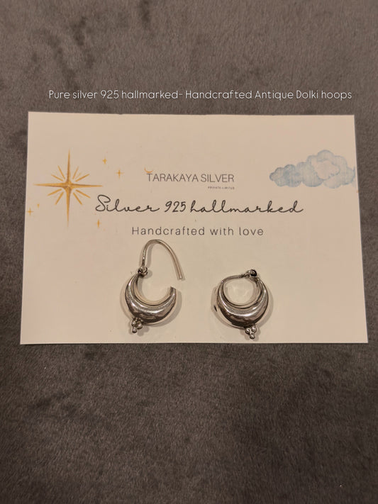 925 Sterling Silver Dolki Rawa Earrings