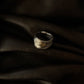 925 Sterling Silver Wire Wrap Heart Handcrafted Thick Band Ring