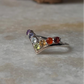 Seven Chakra V 925 Sterling Silver Ring