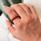 Natural Crystal Red Jasper 4mm Stretchy Rings