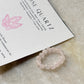 Rose Quartz 4mm Natural Crystal Stretchy Rings