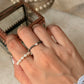 Natural Crystal Stretchy Fresh Water Pearl & Pyrite Pearl Rings