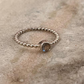 Full Dot Band Labradorite 925 Sterling Silver Ring