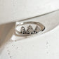 Pine Tree Silver Stackable Ring