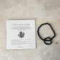 Natural Crystal Sulemani Hakik - Evil Eye 4MM Stretchy Rings & Bracelet