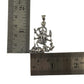925 Sterling Silver Kali Maa Shiv Ji Pendant