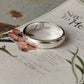 925 Sterling Silver Hidden Note ~ Till Death Engraved 4MM Band Daily Wear Ring- Couple Ring