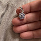 925 sterling silver tanzanite flower pendant