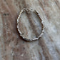 Bohemian Square Beads Handcrafted Stackable Sterling Silver 925 Bracelet