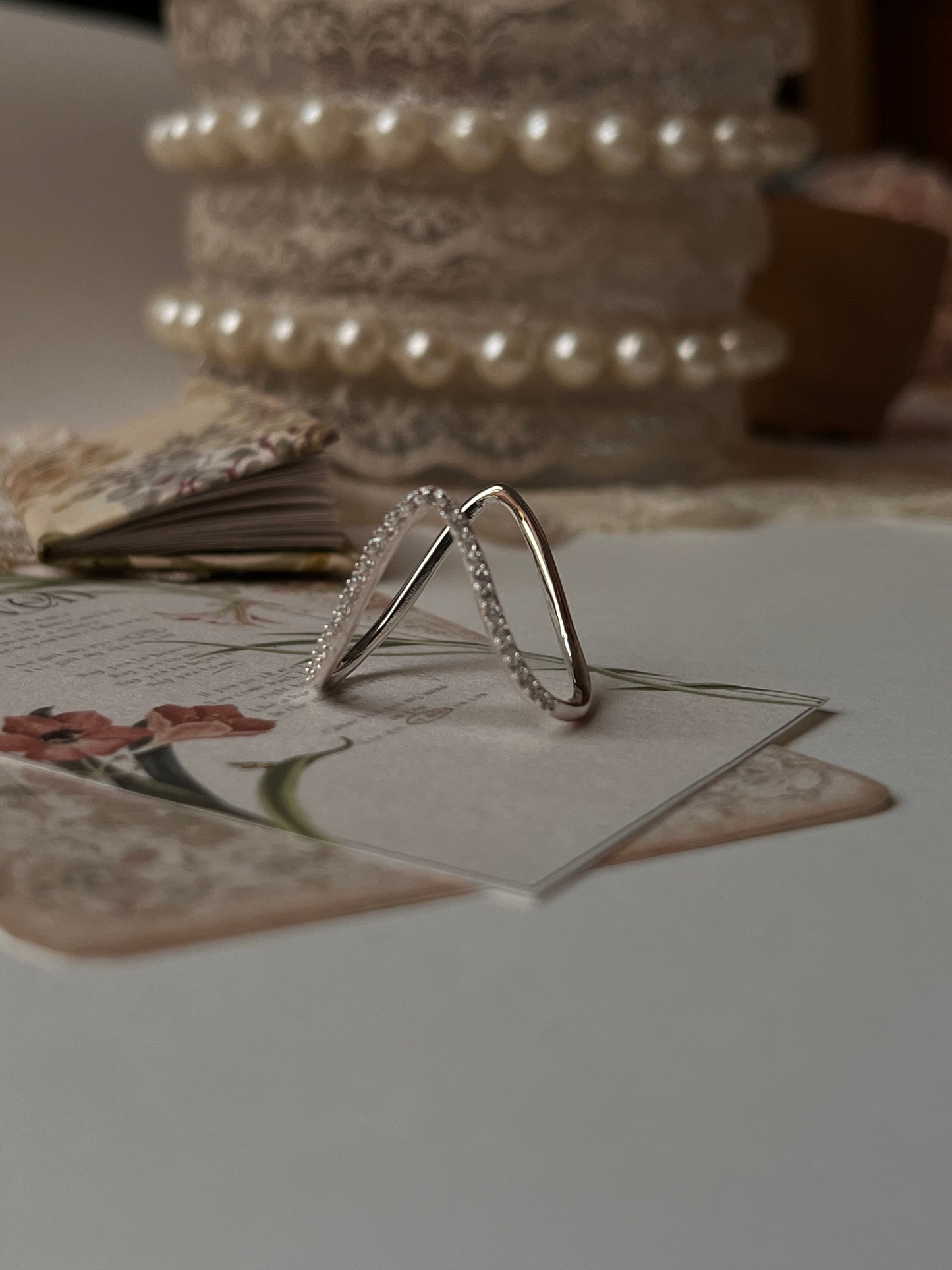 Vanki Cz Shiny Silver 925 Ring