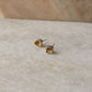 925 Sterling Silver Citrine Raw Uncut studs Earrings