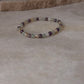 Natural Crystal Citrine, Green Aventurine & Amethyst 4mm Bracelet