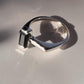 Elegant Black Onyx Side Stone Ring in Silver